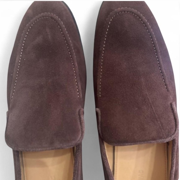 NWT Men’s Tecovas Dark Brown Suede Loafers Size US Men’s 9.5 - Picture 2 of 8